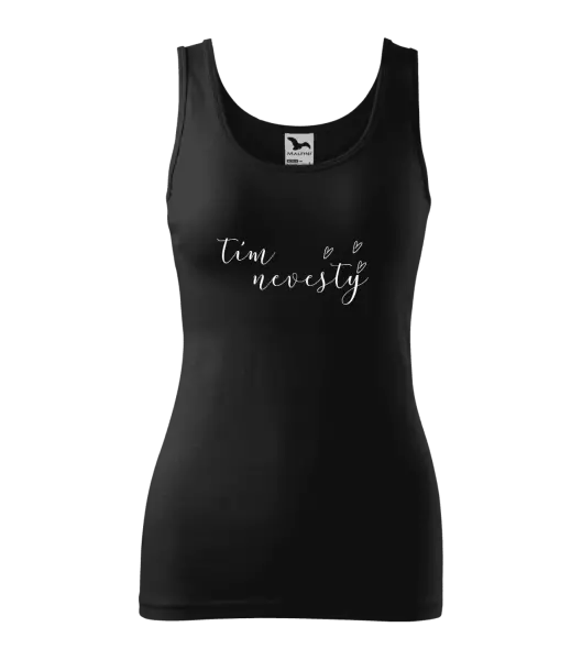 Dámske tielko Tím nevesty - tenký nápis