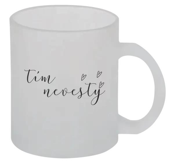 Hrnček Tím nevesty - tenký nápis