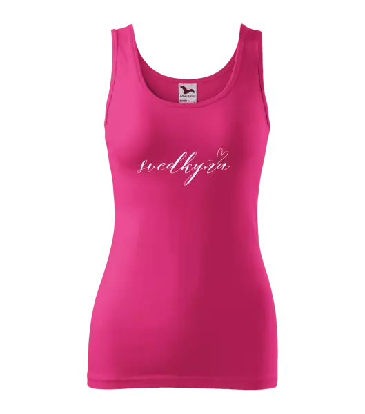 Dámske tielko Svedkyňa - tenký nápis