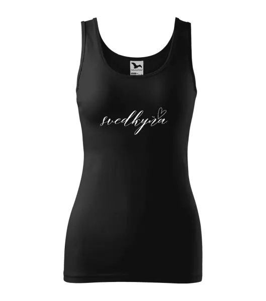 Dámske tielko Svedkyňa - tenký nápis