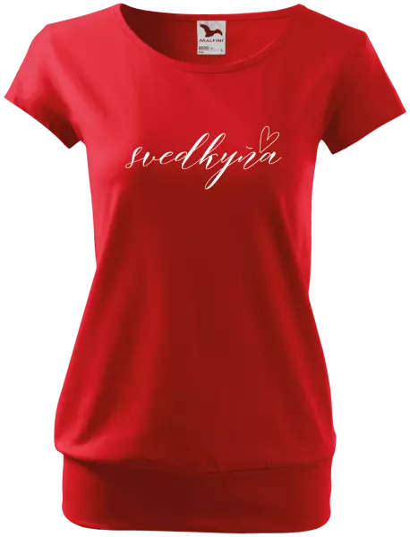 Dámske tričko Svedkyňa - tenký nápis