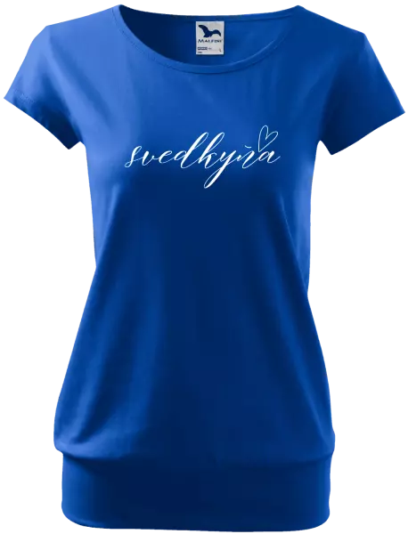 Dámske tričko Svedkyňa - tenký nápis