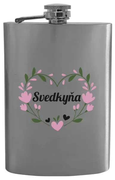 Ploskačka Svedkyňa - srdce s lístkami