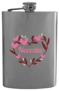 Ploskačka Nevesta - so srdiečkami