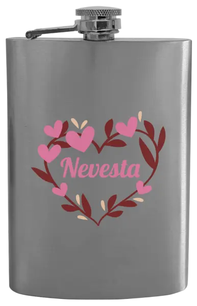 Ploskačka Nevesta - so srdiečkami