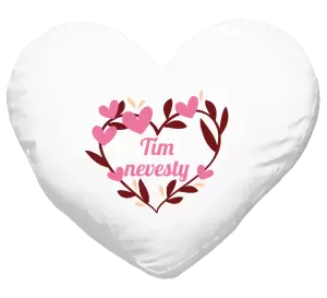 Vankúš Tím nevesty - so srdiečkami