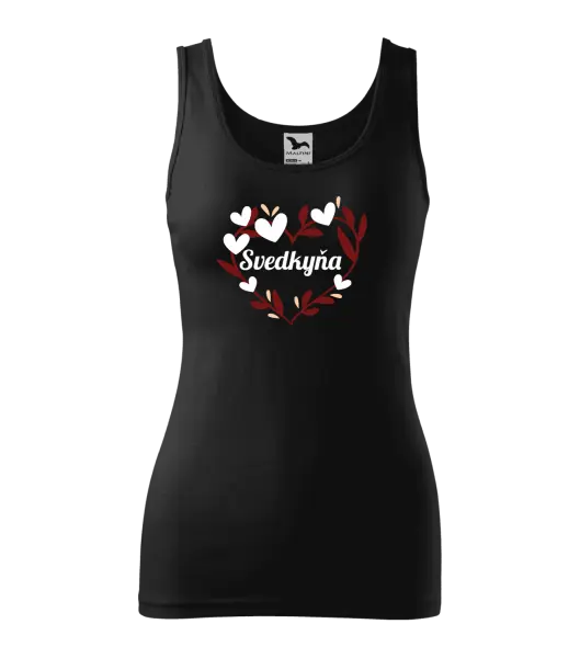 Dámske tielko Svedkyňa - so srdiečkami