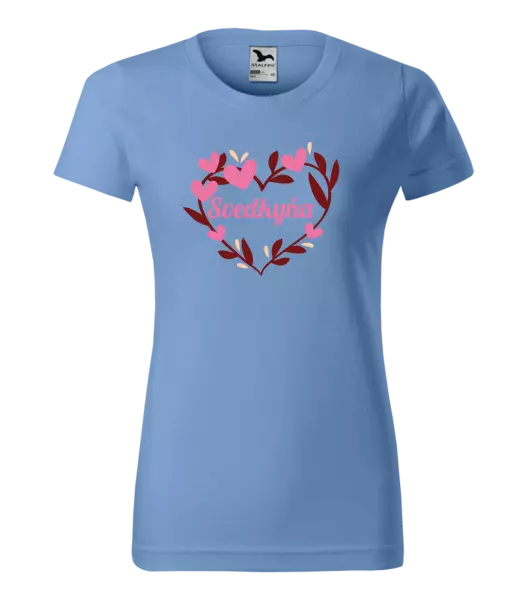 Dámske tričko Svedkyňa - so srdiečkami