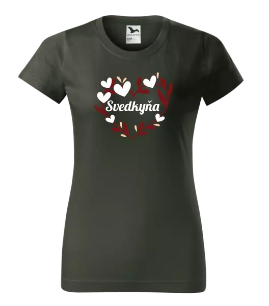 Dámske tričko Svedkyňa - so srdiečkami