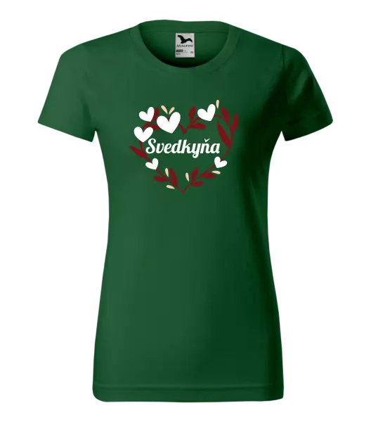 Dámske tričko Svedkyňa - so srdiečkami