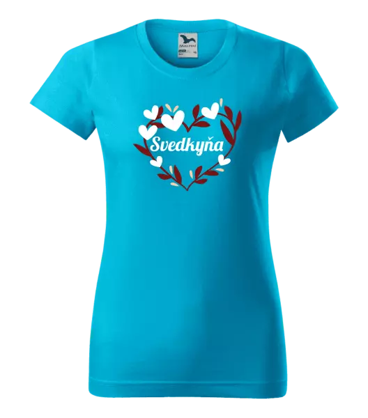 Dámske tričko Svedkyňa - so srdiečkami