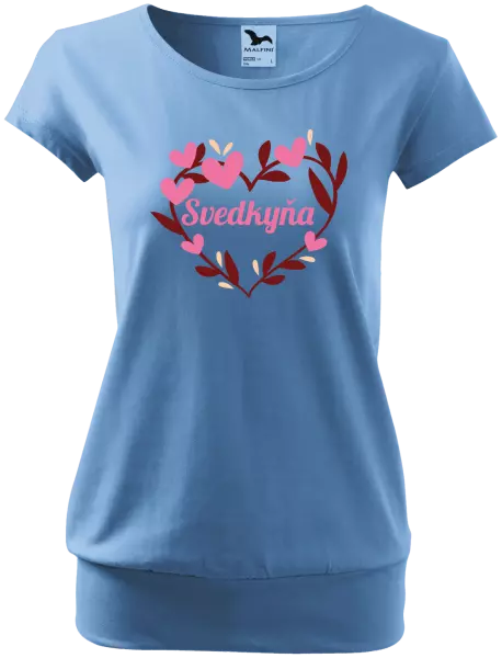 Dámske tričko Svedkyňa - so srdiečkami