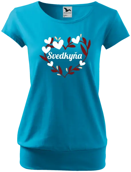 Dámske tričko Svedkyňa - so srdiečkami