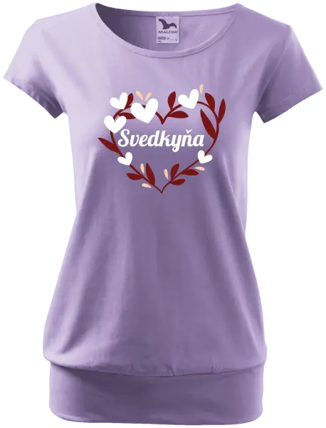 Dámske tričko Svedkyňa - so srdiečkami