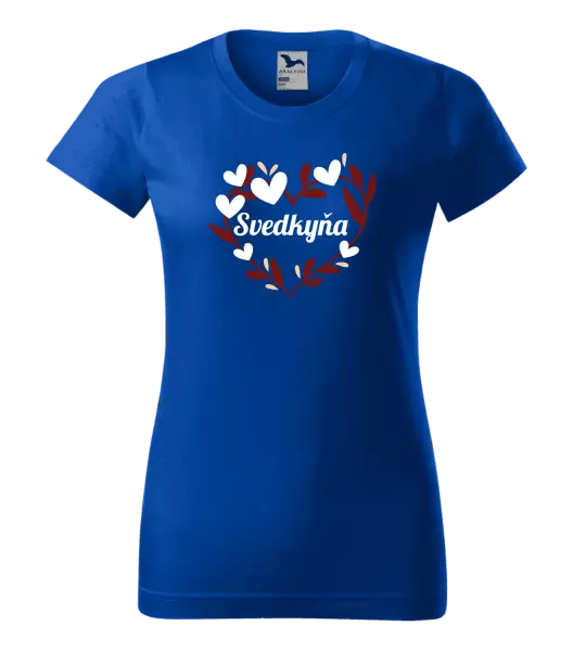 Dámske tričko Svedkyňa - so srdiečkami