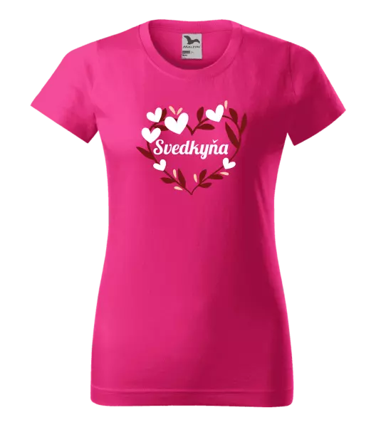 Dámske tričko Svedkyňa - so srdiečkami