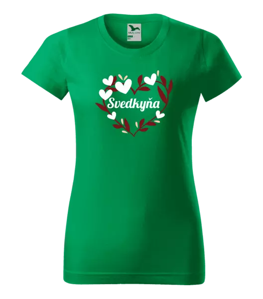 Dámske tričko Svedkyňa - so srdiečkami