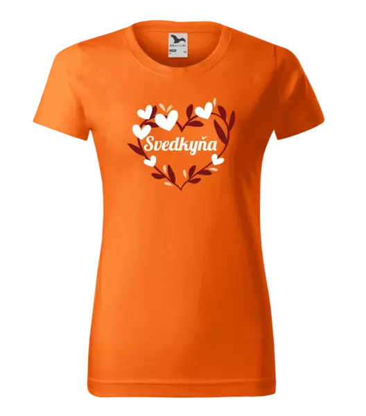 Dámske tričko Svedkyňa - so srdiečkami