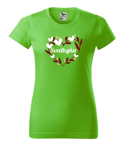 Dámske tričko Svedkyňa - so srdiečkami