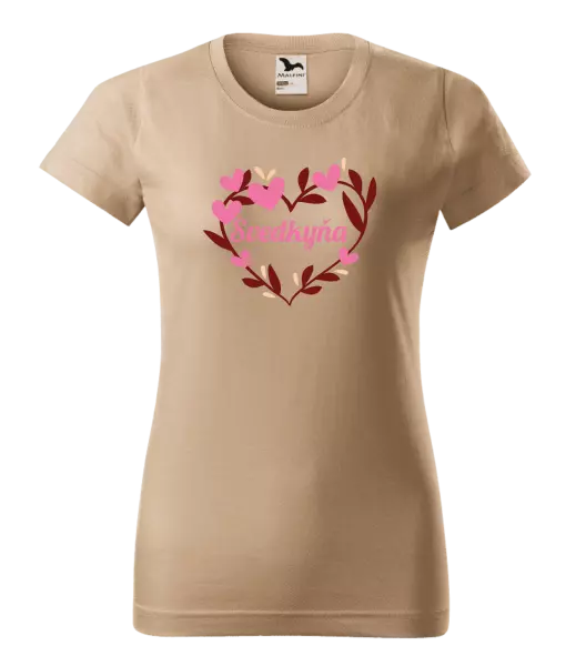 Dámske tričko Svedkyňa - so srdiečkami