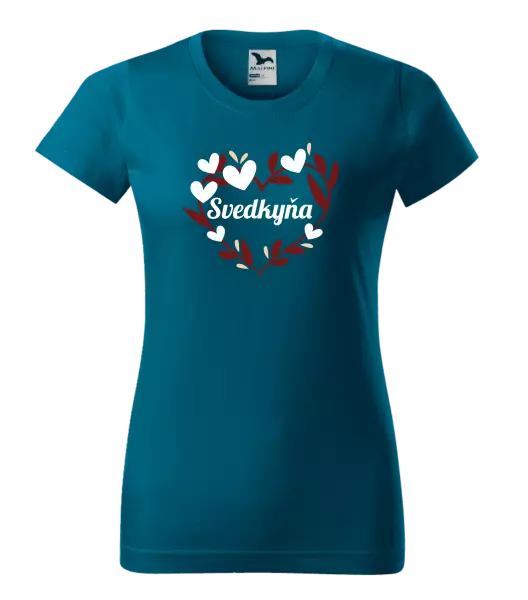 Dámske tričko Svedkyňa - so srdiečkami