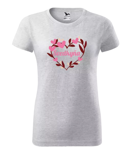 Dámske tričko Svedkyňa - so srdiečkami