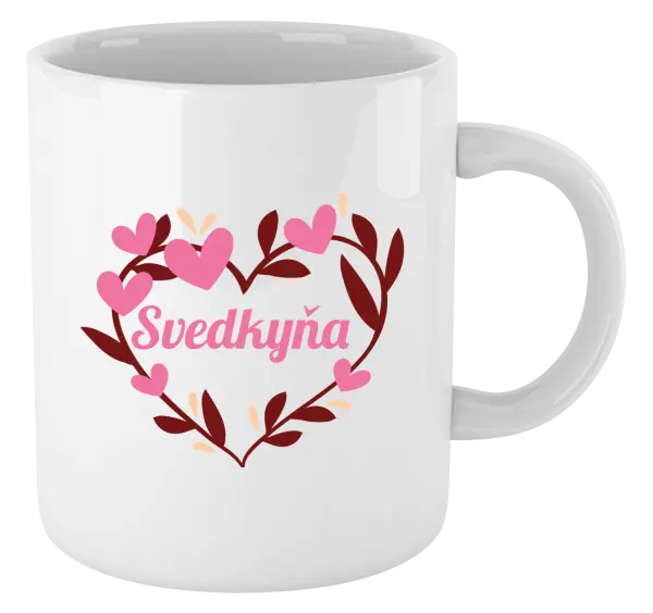 Hrnček Svedkyňa - so srdiečkami