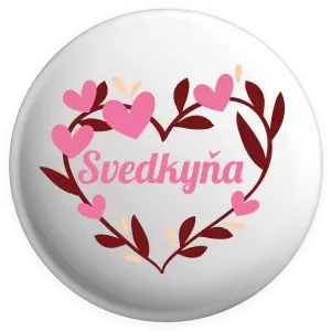 Placka Svedkyňa - so srdiečkami