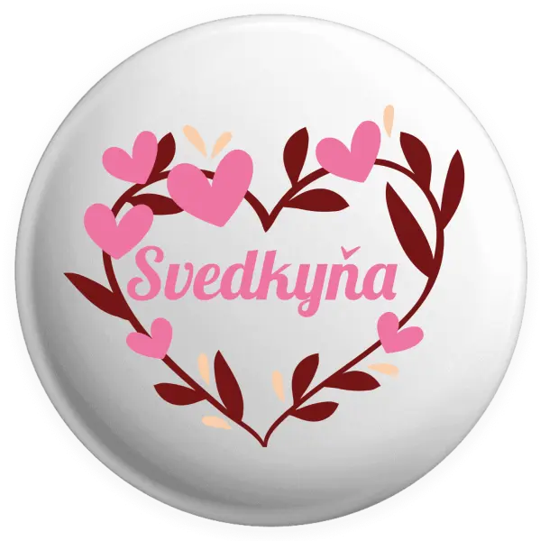 Placka Svedkyňa - so srdiečkami