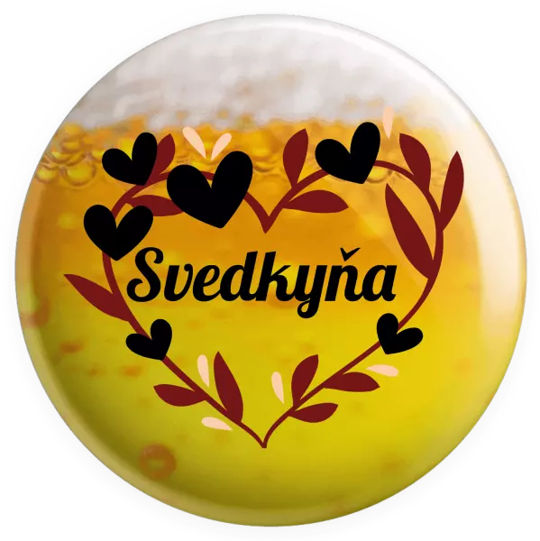 Placka Svedkyňa - so srdiečkami