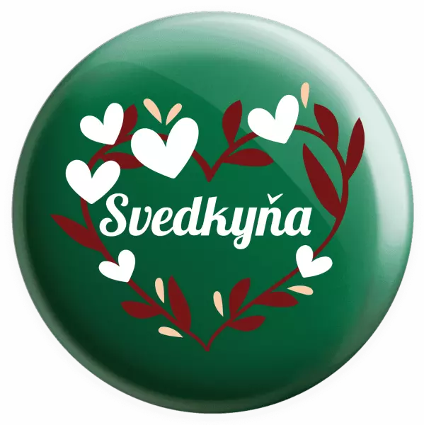 Placka Svedkyňa - so srdiečkami