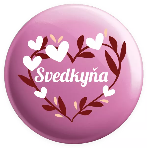 Placka Svedkyňa - so srdiečkami