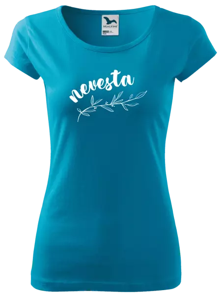 Dámske tričko Nevesta - s vetvičkou