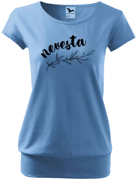 Dámske tričko Nevesta - s vetvičkou