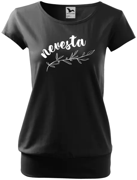 Dámske tričko Nevesta - s vetvičkou