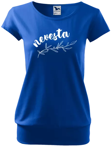 Dámske tričko Nevesta - s vetvičkou