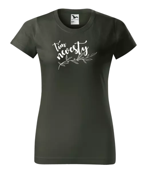 Dámske tričko Tím nevesty - s vetvičkou