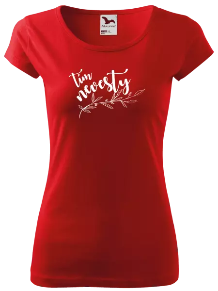 Dámske tričko Tím nevesty - s vetvičkou