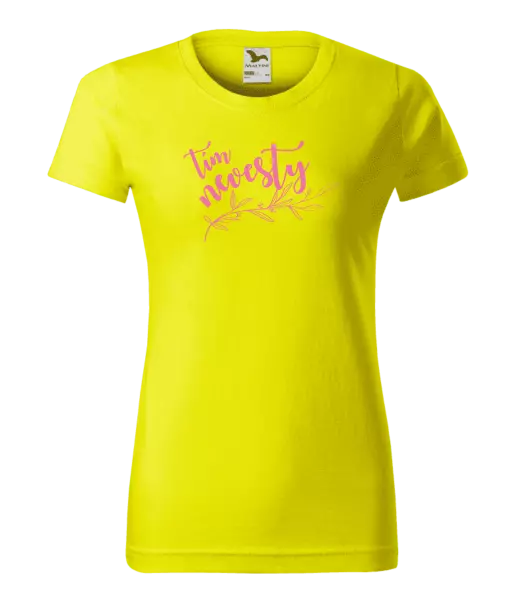 Dámske tričko Tím nevesty - s vetvičkou