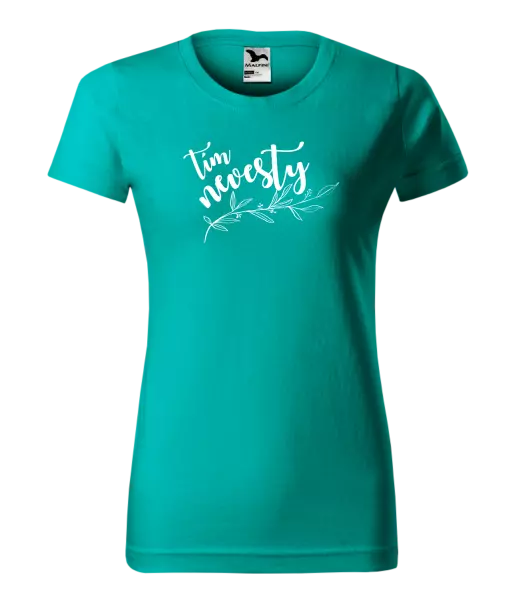 Dámske tričko Tím nevesty - s vetvičkou