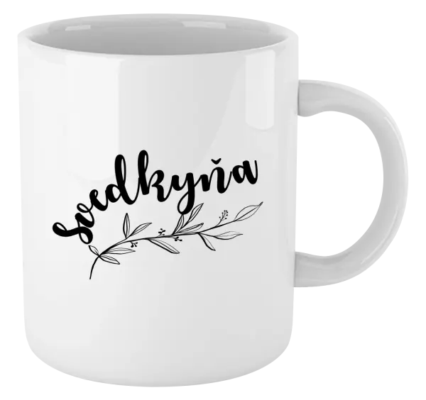 Hrnček Svedkyňa - s vetvičkou