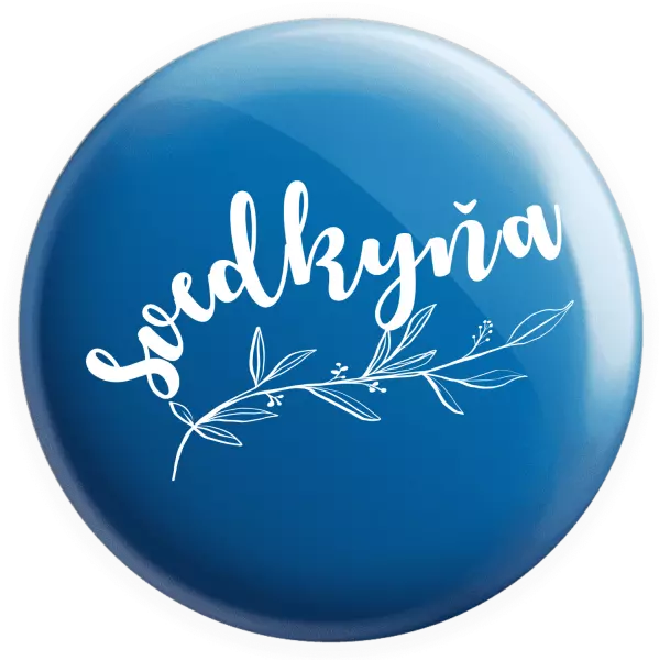 Placka Svedkyňa - s vetvičkou