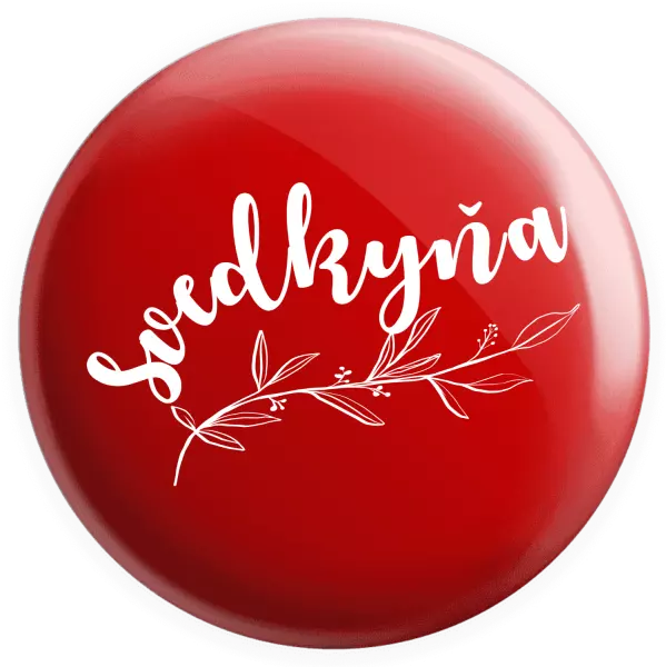 Placka Svedkyňa - s vetvičkou