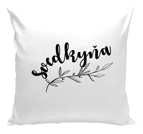 Vankúš Svedkyňa - s vetvičkou