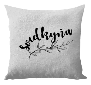 Vankúš Svedkyňa - s vetvičkou