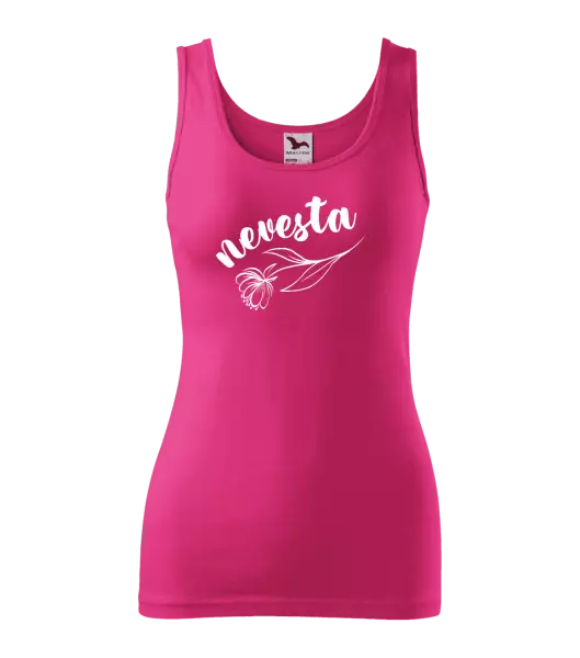 Dámske tielko Nevesta - kvetinou