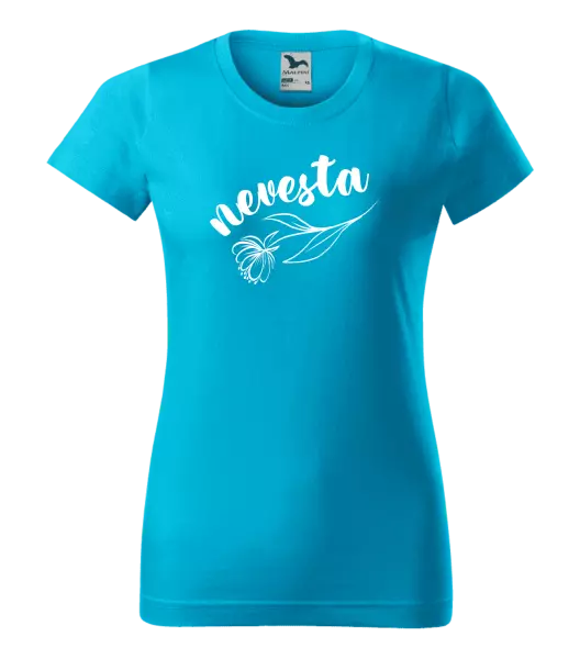 Dámske tričko Nevesta - kvetinou