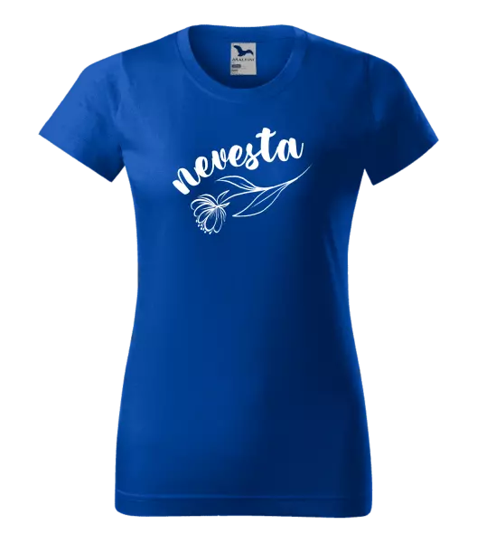 Dámske tričko Nevesta - kvetinou