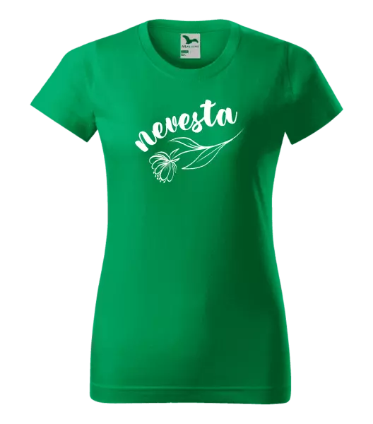 Dámske tričko Nevesta - kvetinou