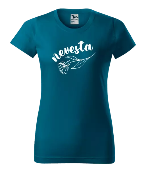 Dámske tričko Nevesta - kvetinou